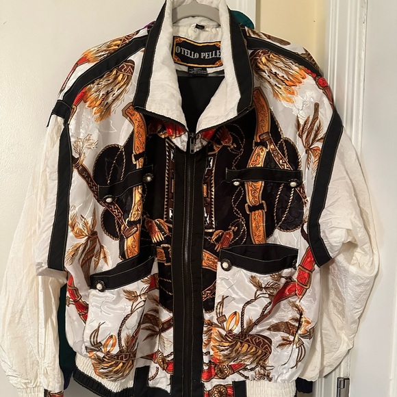 Vintage Beautiful Otello Pelle tracksuit size Medium 2 piece set - Picture 1 of 13